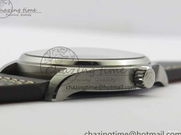 MIROTIME 0419 MARK XVIII Le Petit Prince IW327004 SS FKF 1:1 Best Edition Blue Dial On Brown Leather Strap Trendsetting 7117